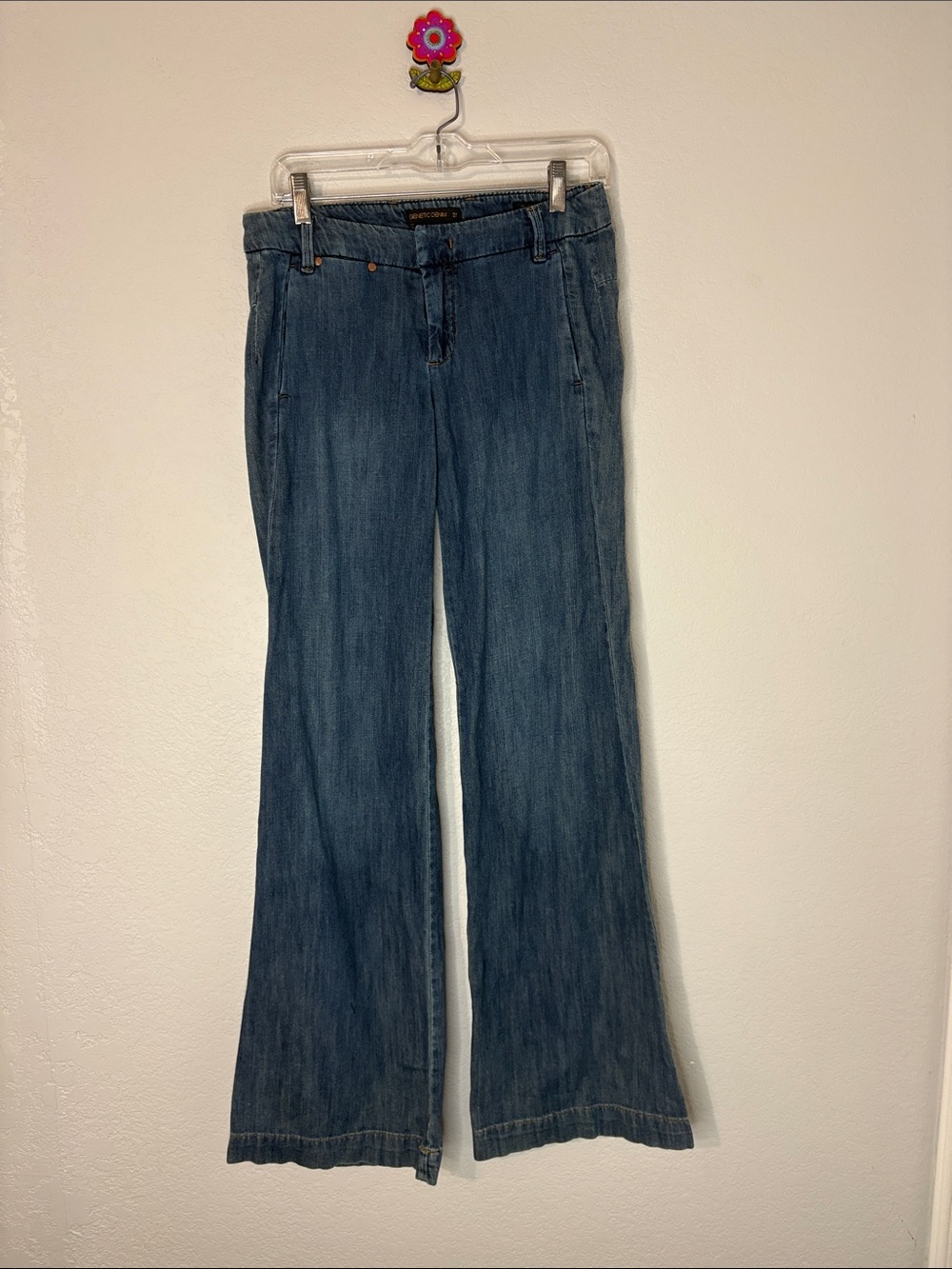 Genetic Denim Burke Wide Leg Flared Jeans 27